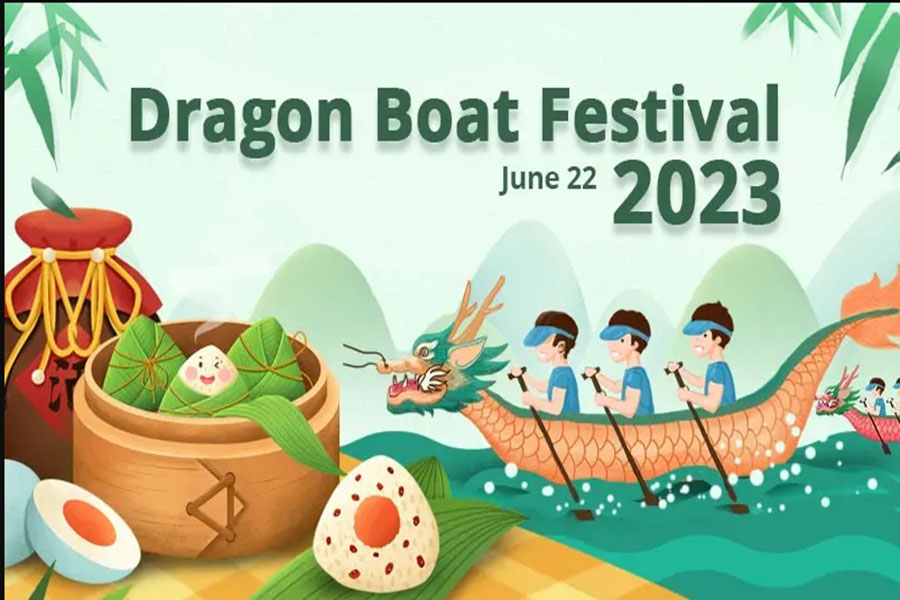 Avis de congé du festival des bateaux-dragons en 2023